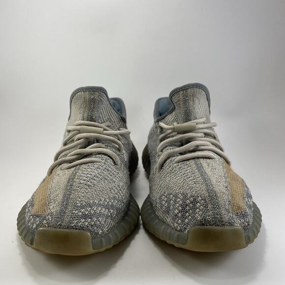 adidas Yeezy Boost 350 V2 Israfil Mens Size 10 Leather Grey Casual Sneakers main image 8